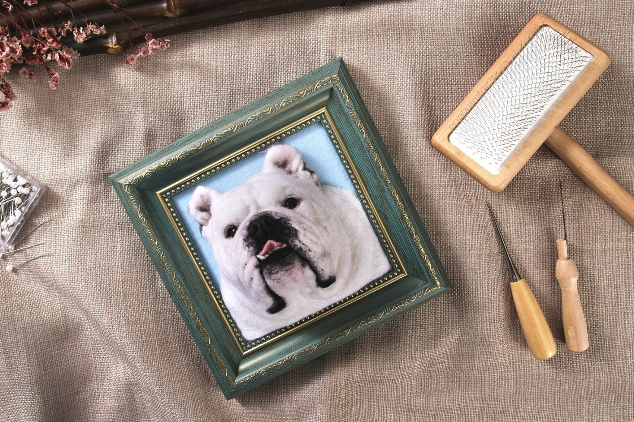 Framed Pet Portrait-Dog