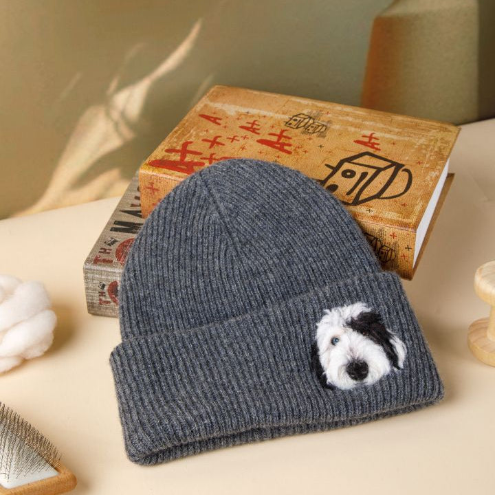 Custom Felted Pet Beanie