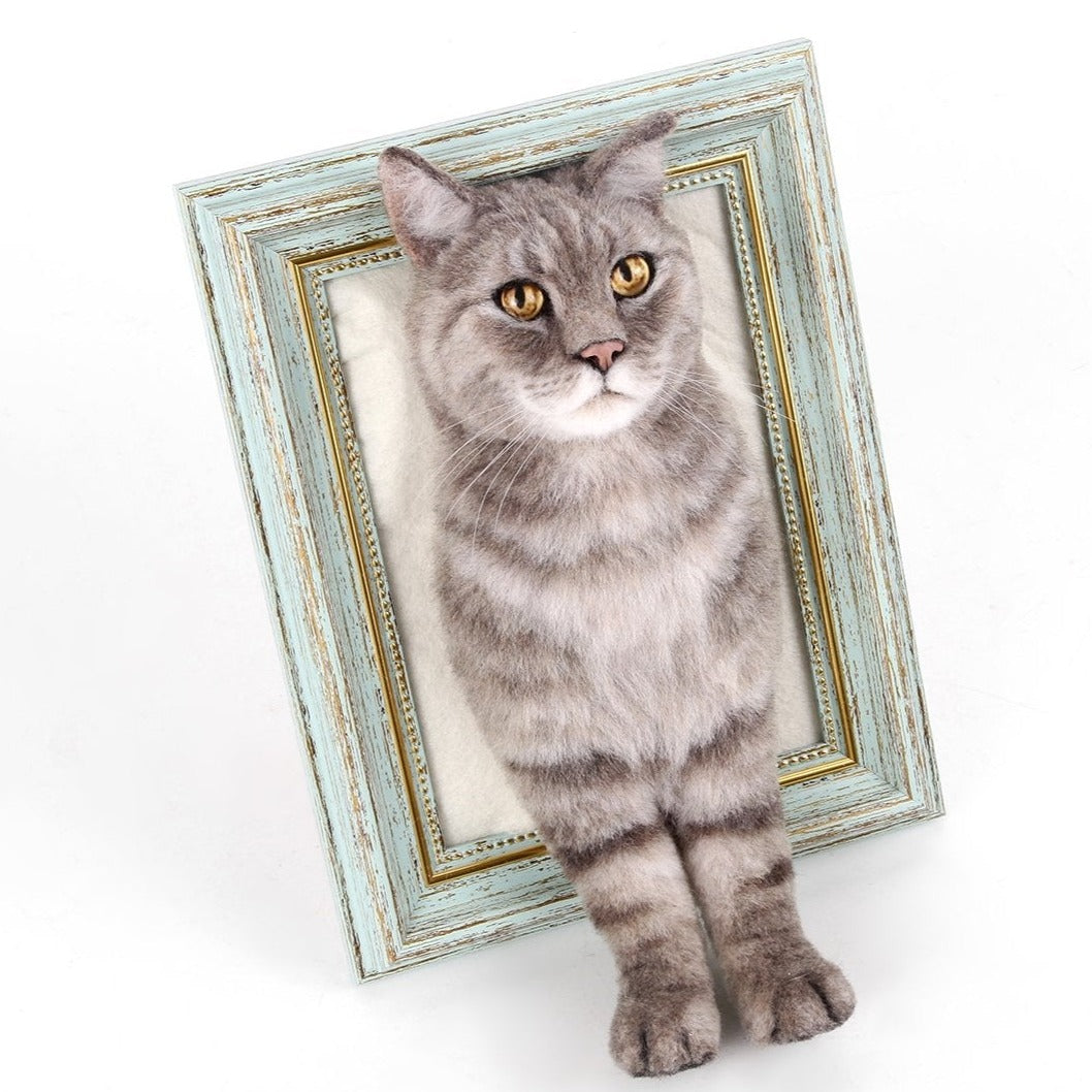 Framed Pet Portrait-Cat [Installment plan]