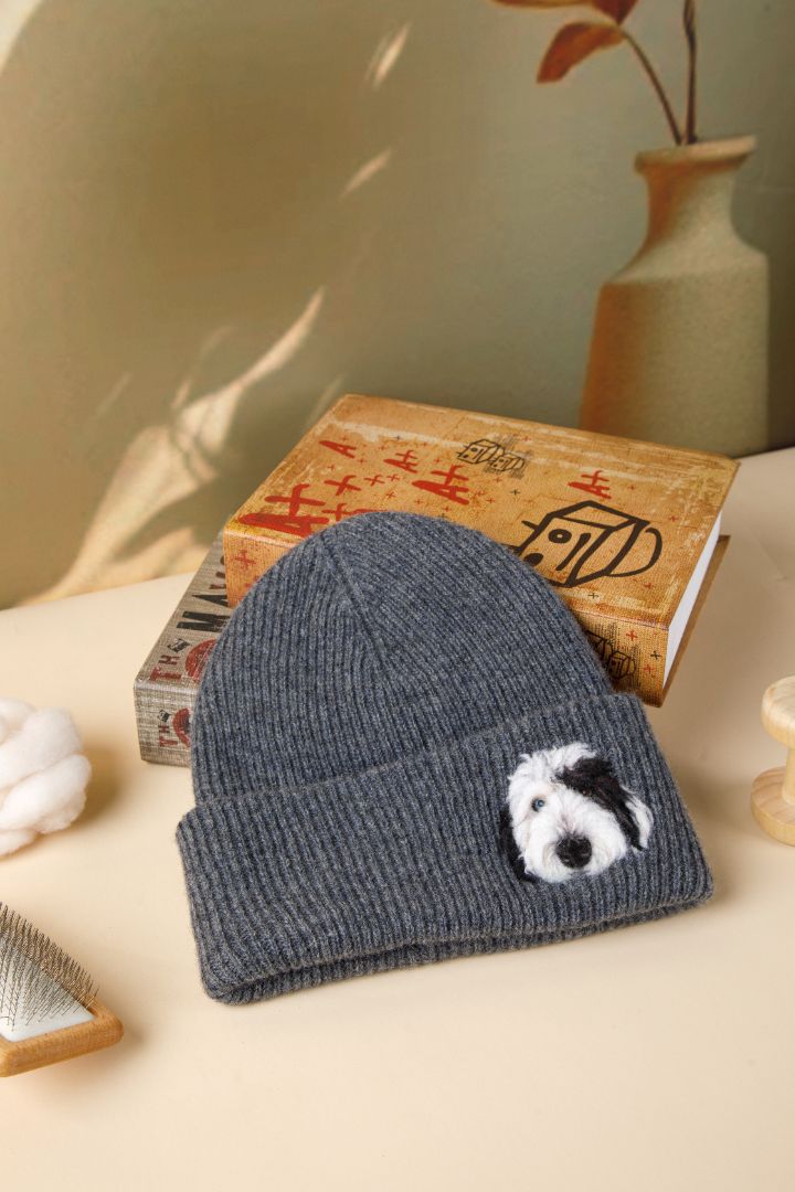 Custom Felted Pet Beanie
