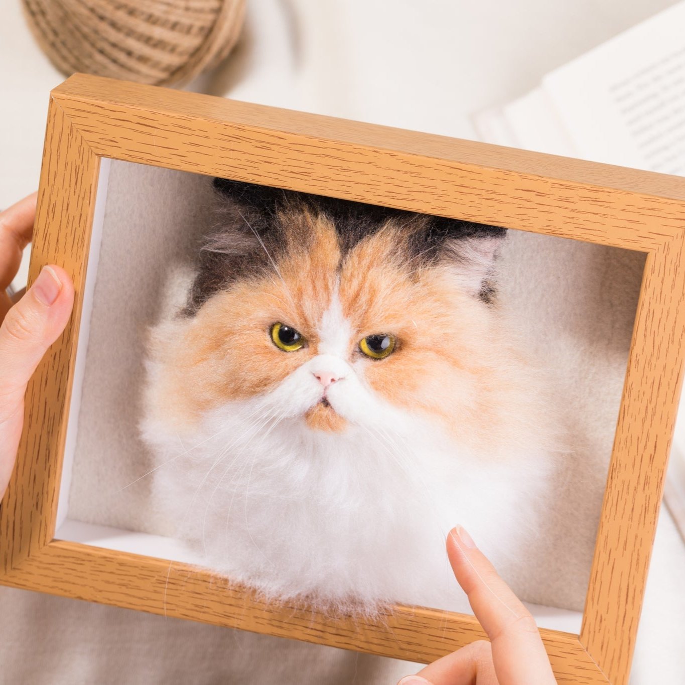 Framed Pet Portrait-Cat [Installment plan]