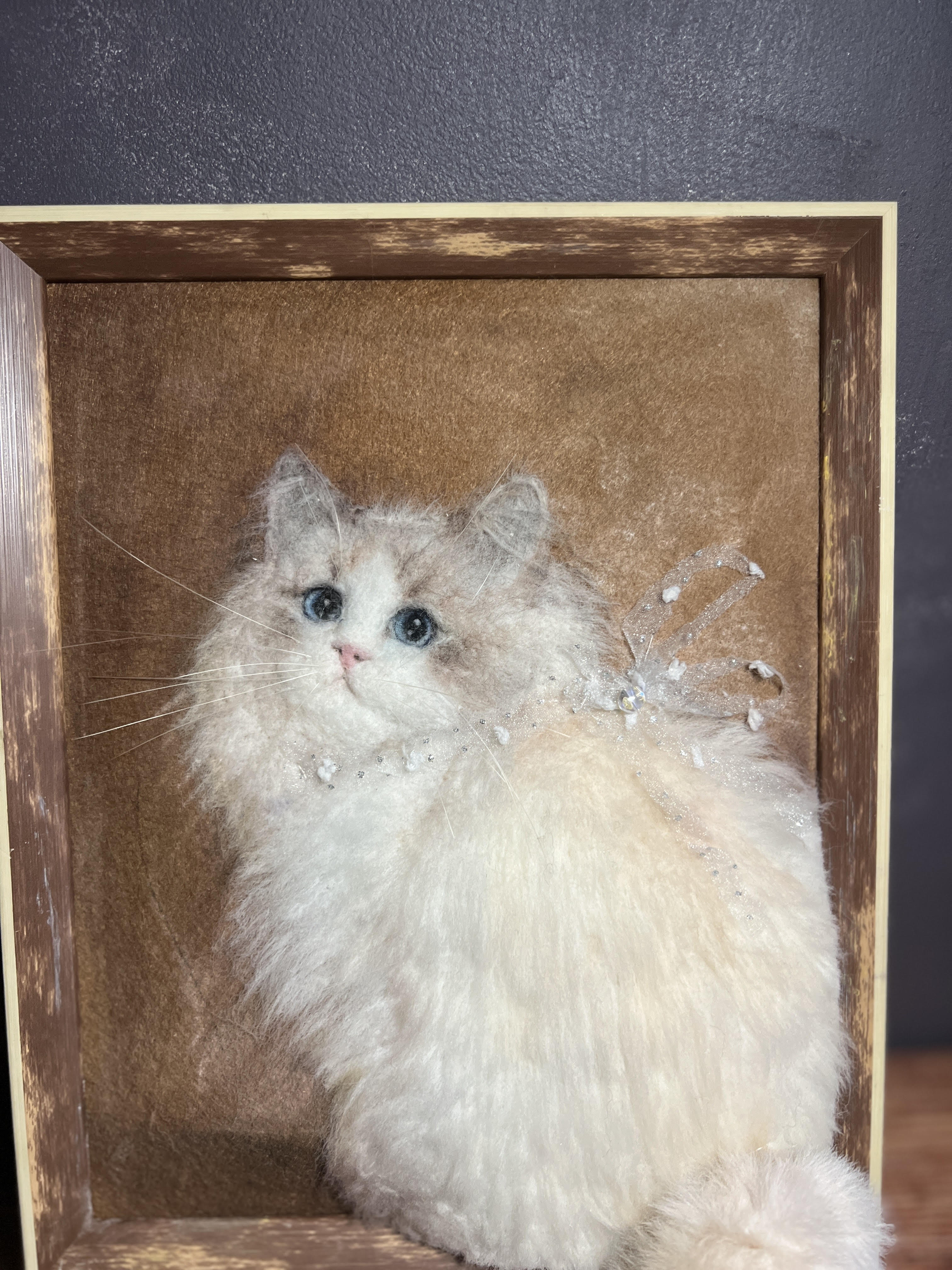 Wool-Painted Pet Portrait